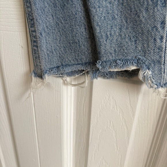 Agolde Riley Straight Leg Crop Jeans - Picture 8 of 9